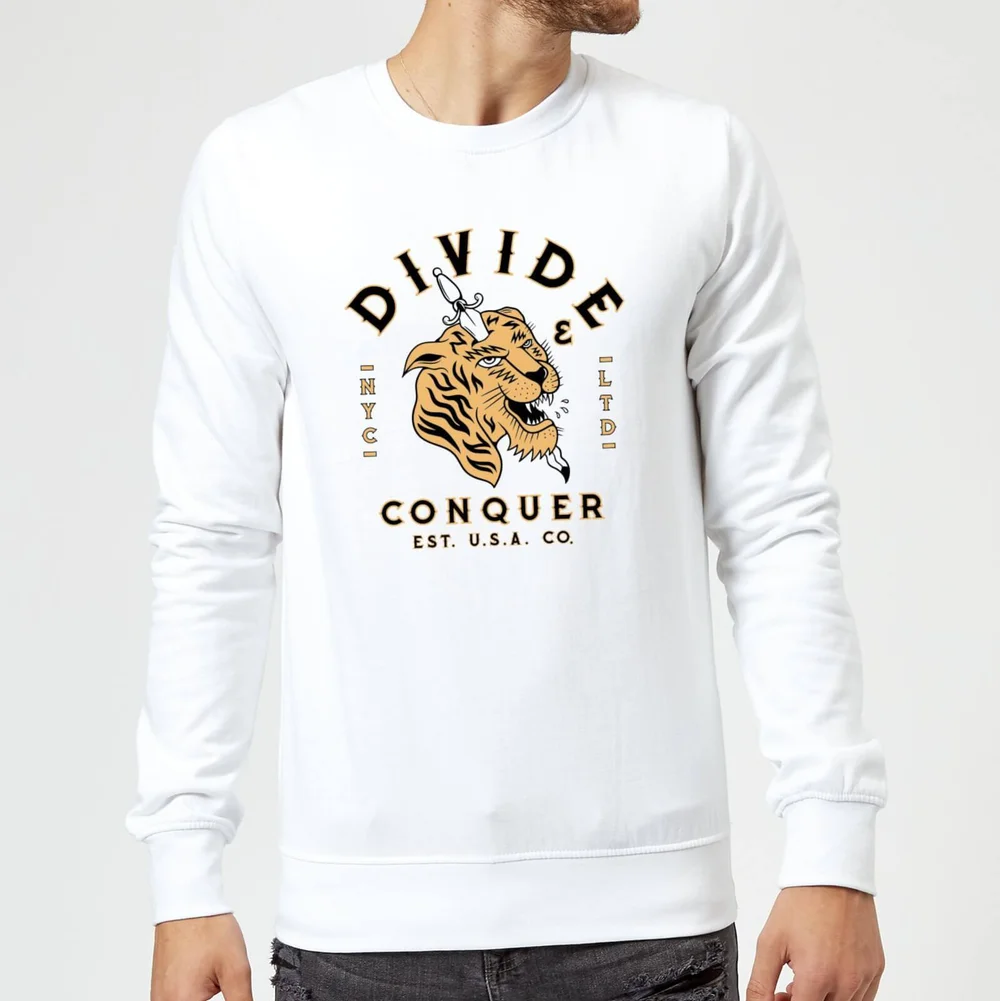 Tiger Tattoo Sweatshirt - White - M Bild 1