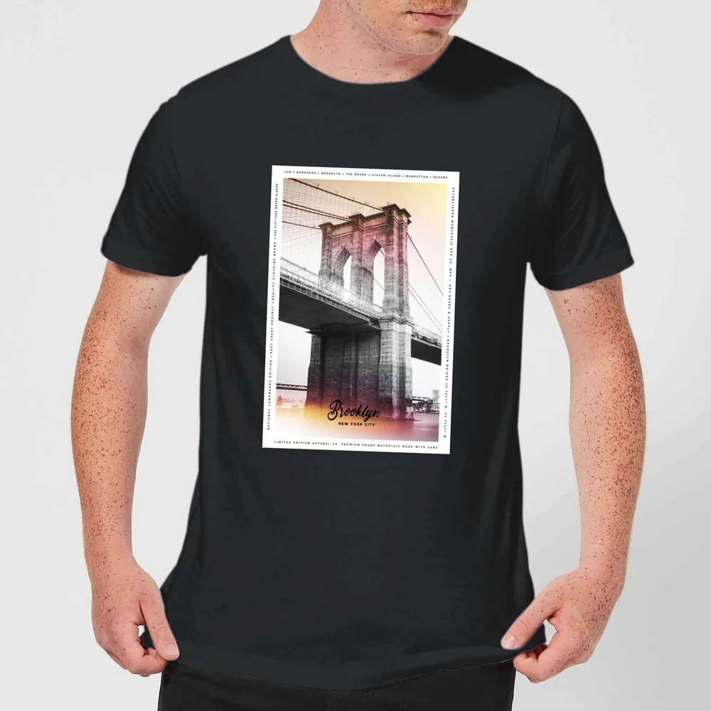 Brooklyn Bridge Men's T-Shirt - Black - M Bild 1