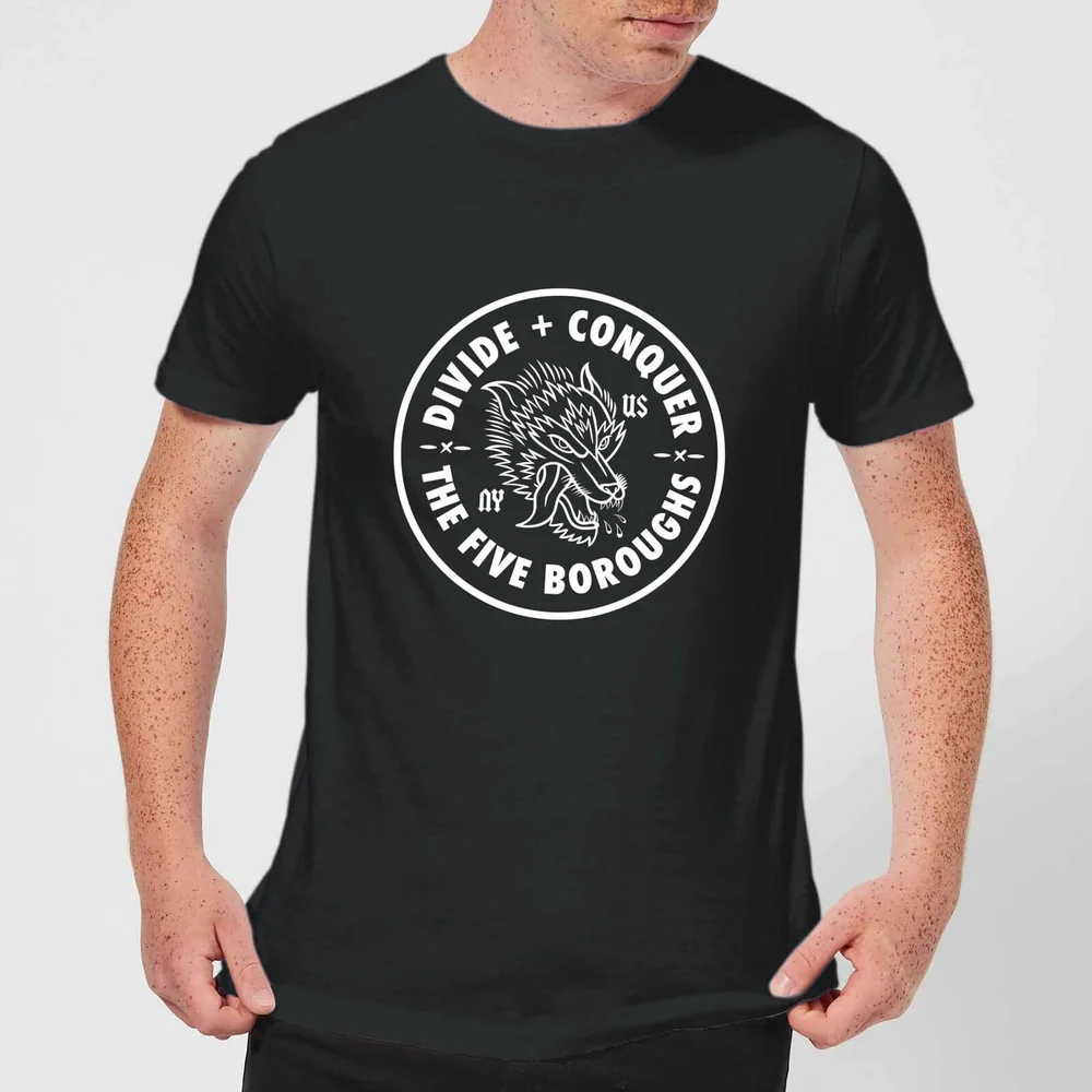 The Five Boroughs Men's T-Shirt - Black - S Bild 1