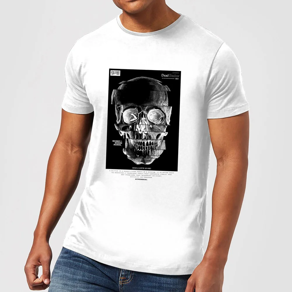 Distorted Skull Men's T-Shirt - White - M Bild 1