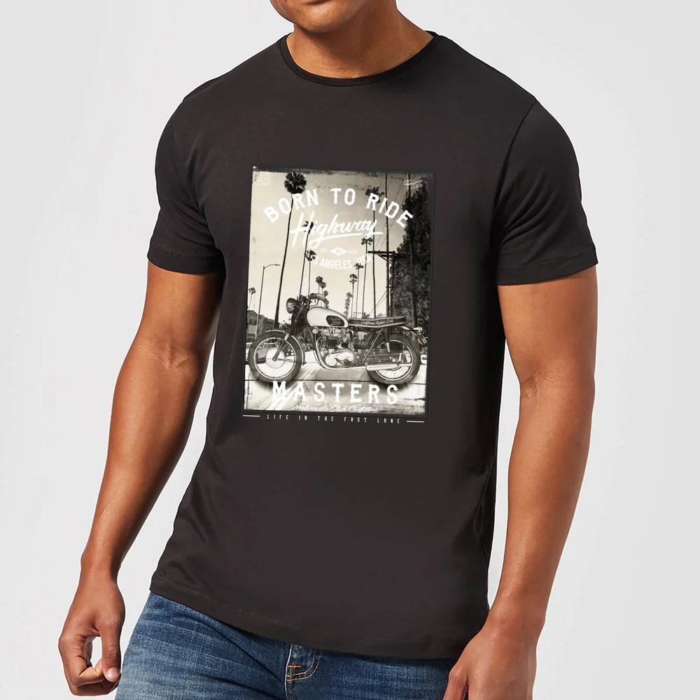 Born To Ride Men's T-Shirt - Black - XL Bild 1