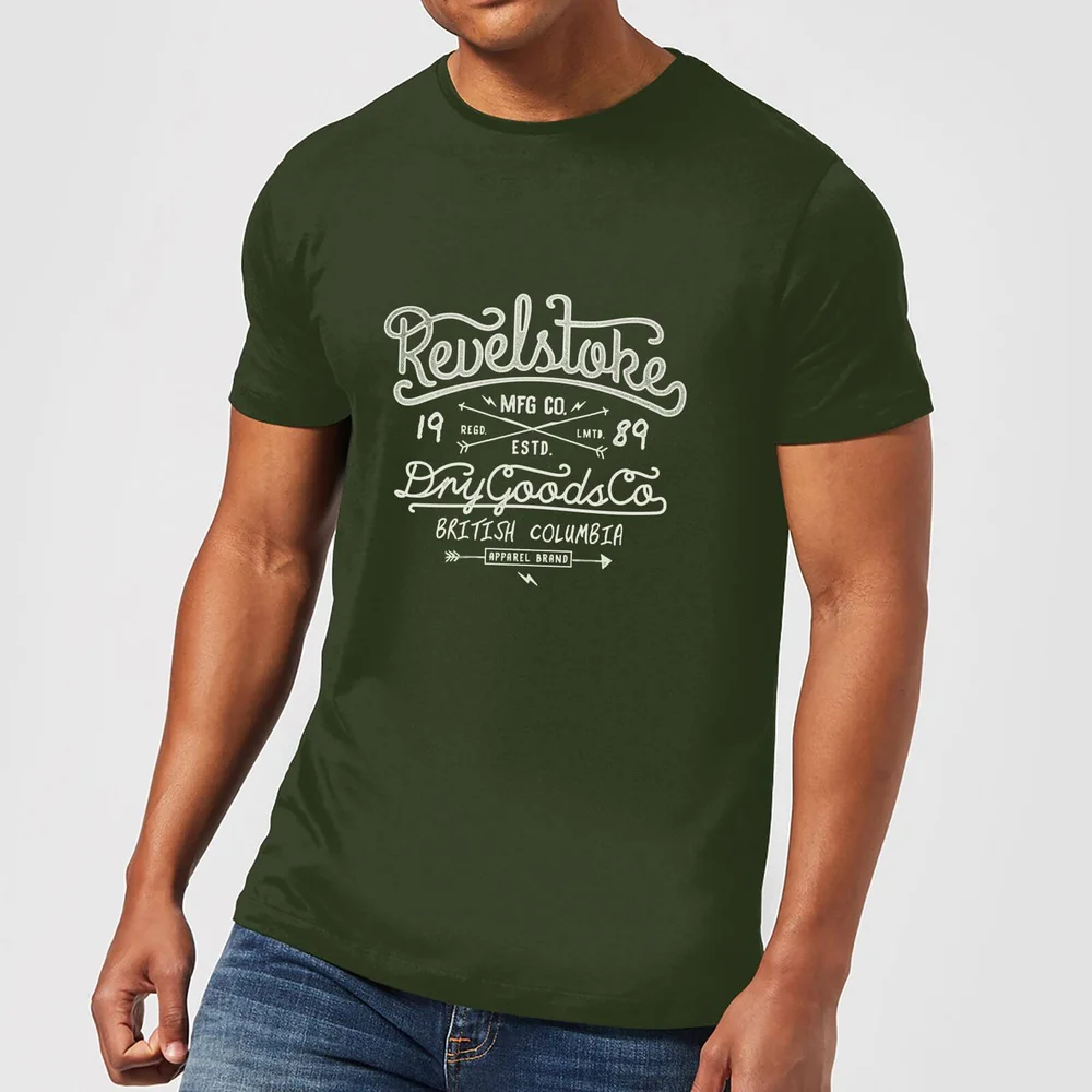 Revelstokes Men's T-Shirt - Forest Green - S Bild 1