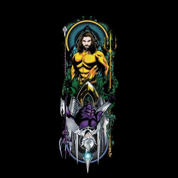 Aquaman And Ocean Master Hoodie - Schwarz