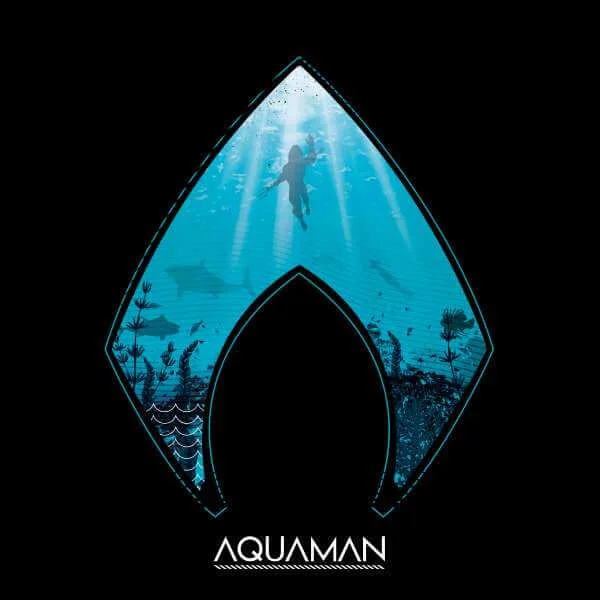 Aquaman Deep Hoodie - Schwarz