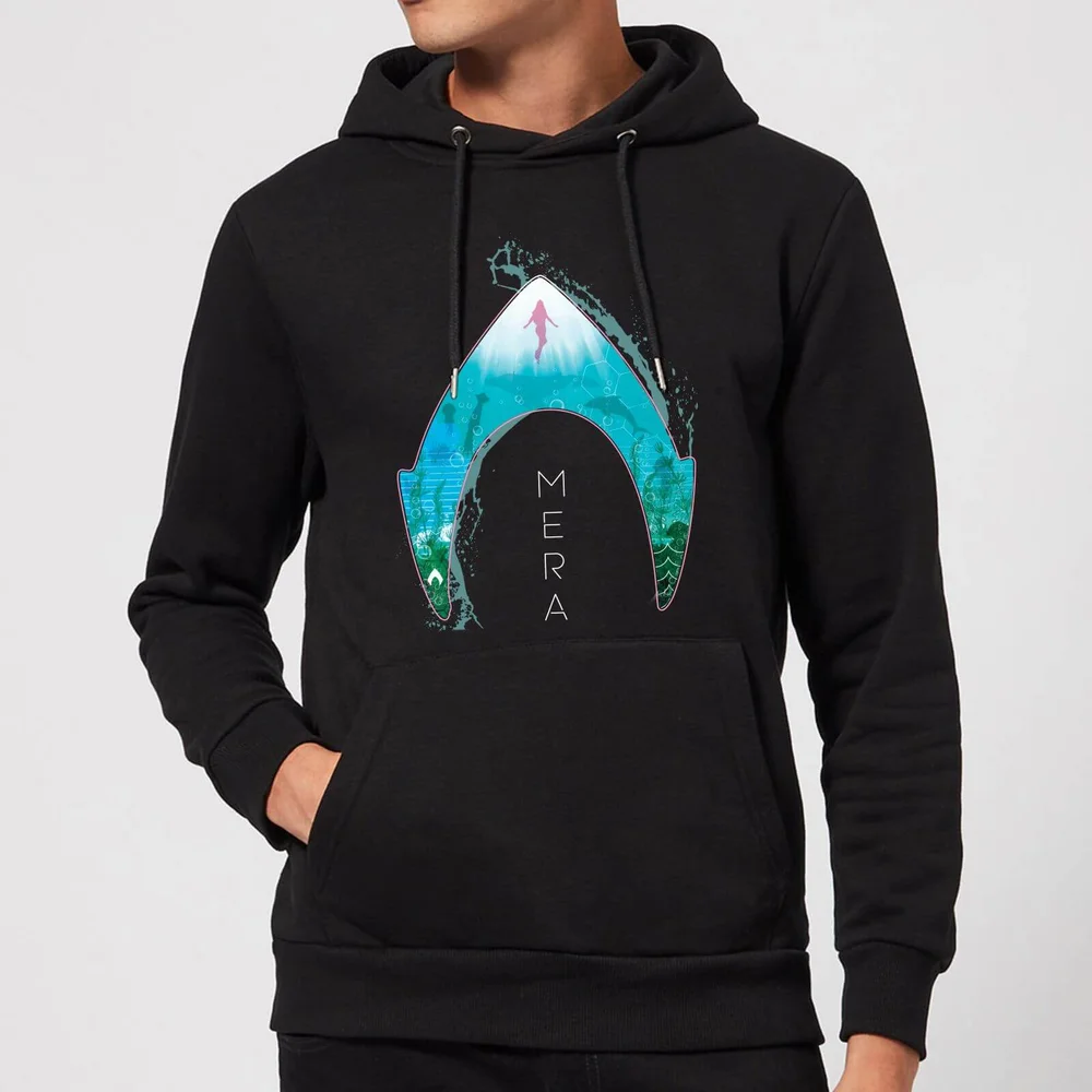 Aquaman Mera Logo Hoodie - Schwarz - S Bild 1