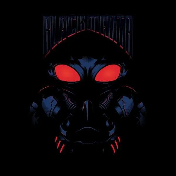 Aquaman Schwarz Manta Hoodie - Schwarz