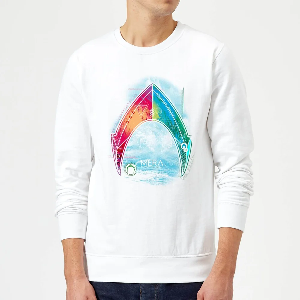 Aquaman Mera Beach Symbol Sweatshirt - Weiß - S Bild 1