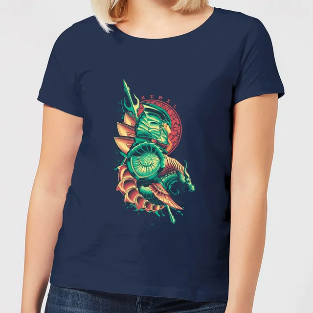 Aquaman Xebel Damen T-Shirt - Navy Blau