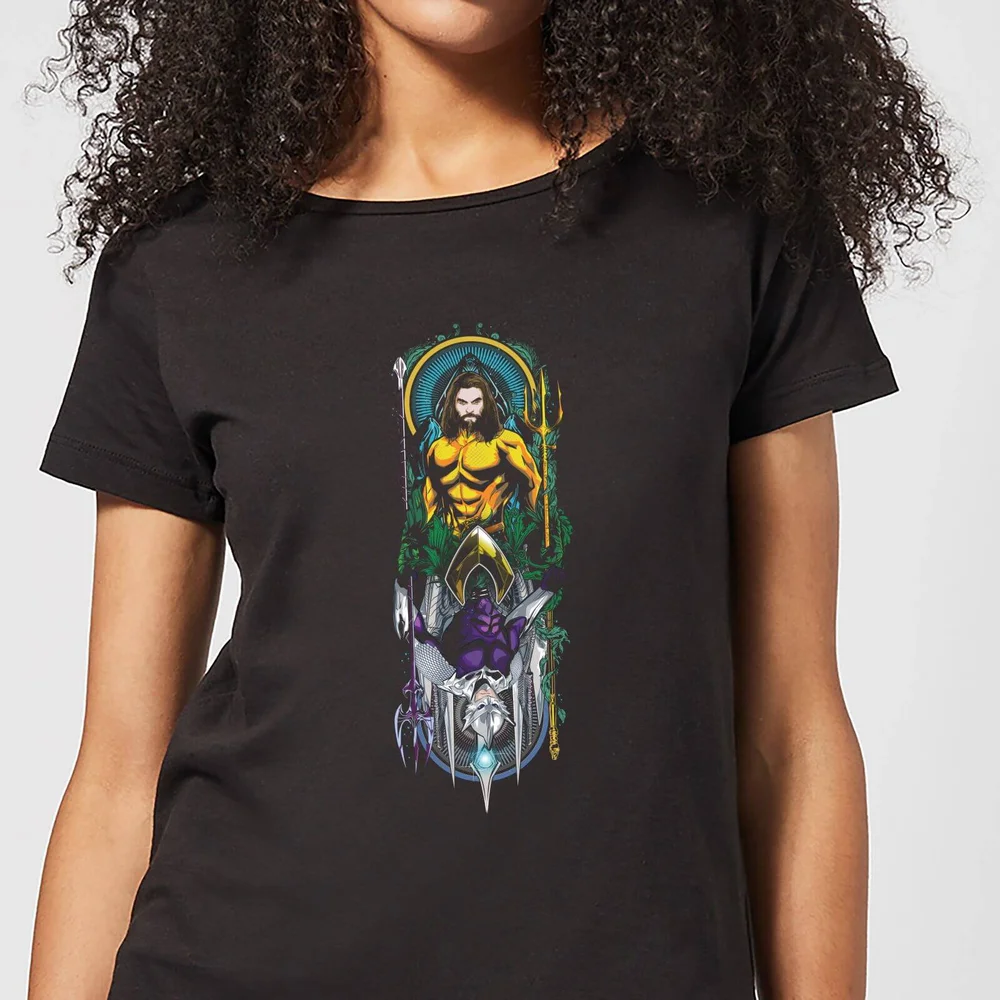 Aquaman And Ocean Master Damen T-Shirt - Schwarz - XS Bild 1
