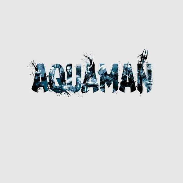 Aquaman Chest Logo Damen T-Shirt - Grau