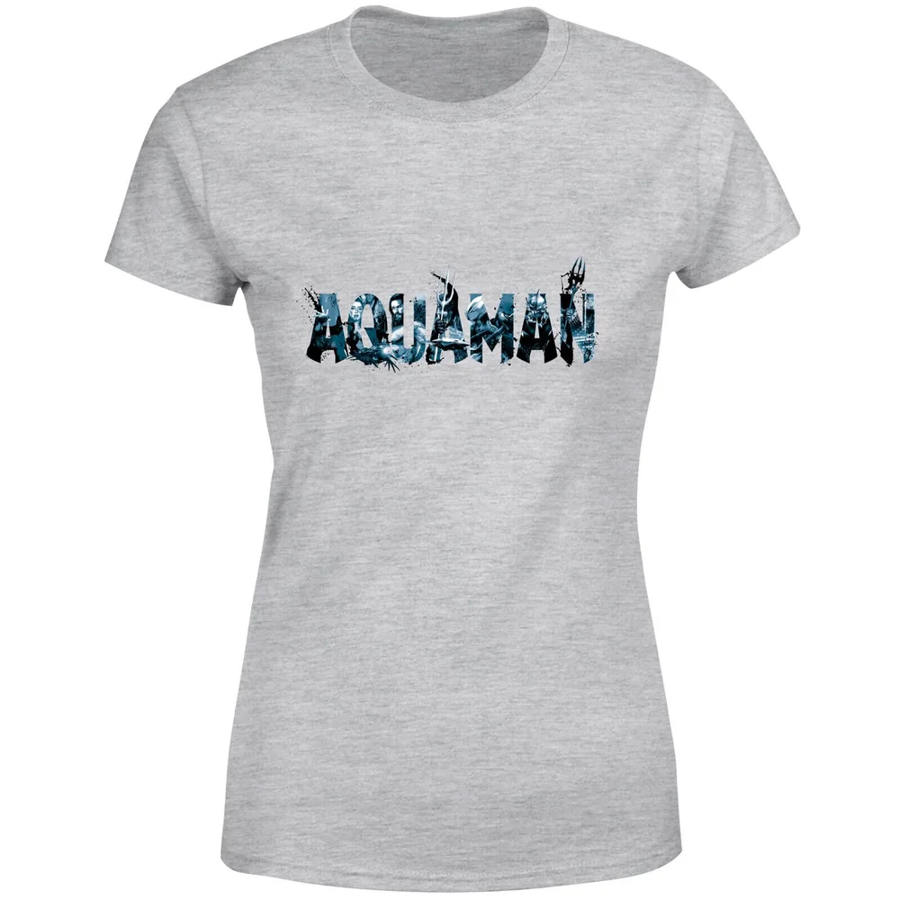 Aquaman Chest Logo Damen T-Shirt - Grau - XS Bild 1