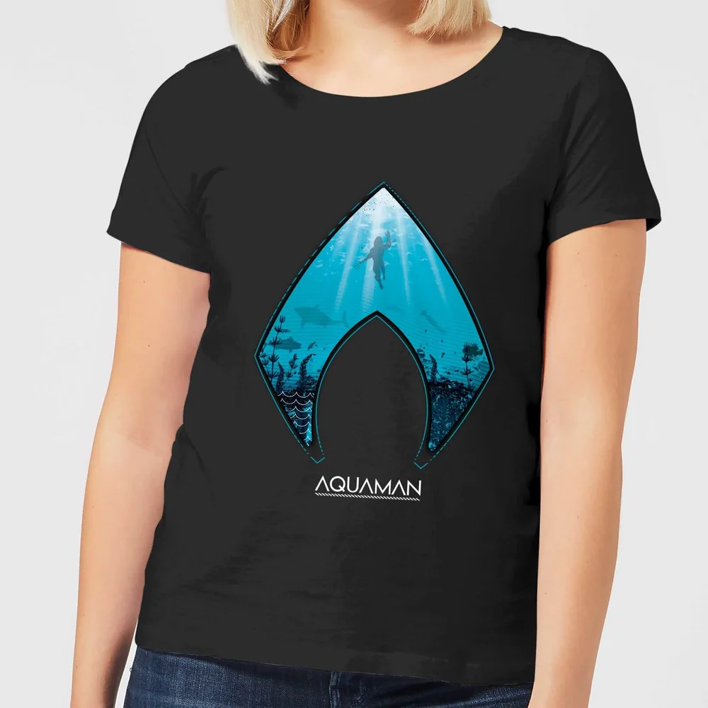 Aquaman Deep Damen T-Shirt - Schwarz - XS Bild 1