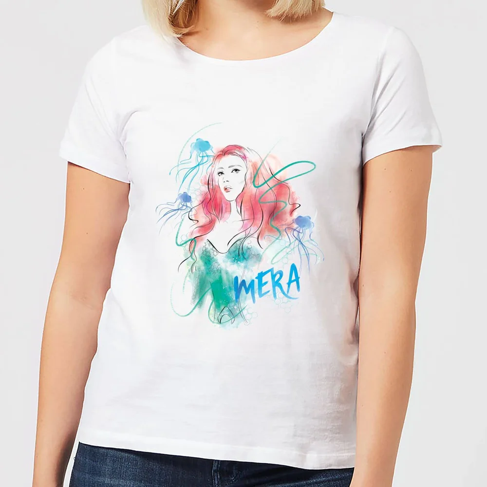 Aquaman Mera Damen T-Shirt - Weiß - XS Bild 1