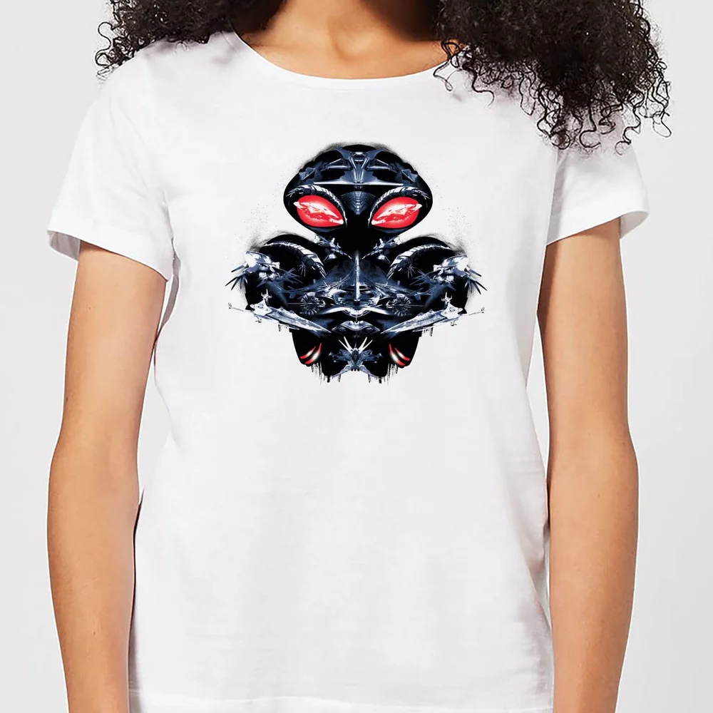 Aquaman Schwarz Manta Sea At War Damen T-Shirt - Weiß - XS Bild 1