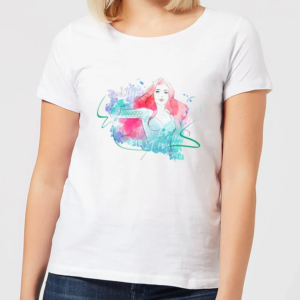 Aquaman Mera First Princess Damen T-Shirt - Weiß - XS Bild 1