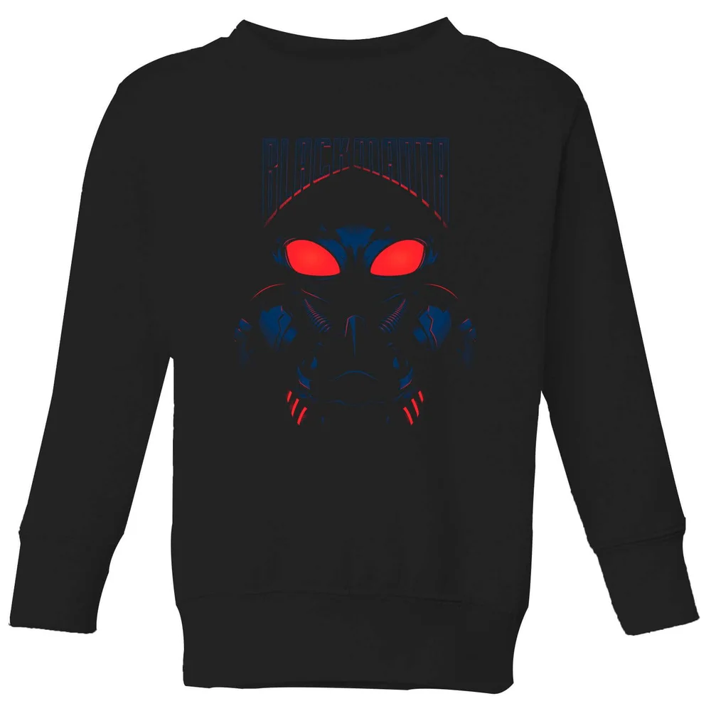 Aquaman Schwarz Manta Kinder Sweatshirt - Schwarz - 3-4 Jahre Bild 1