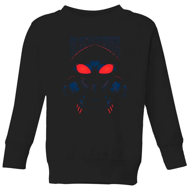 Aquaman Schwarz Manta Kinder Sweatshirt - Schwarz