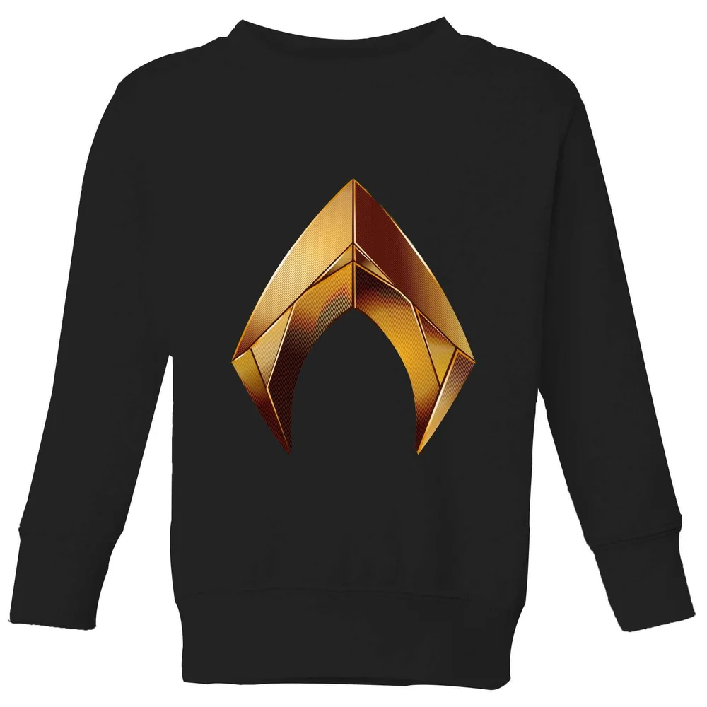 Aquaman Symbol Kinder Sweatshirt - Schwarz - 3-4 Jahre Bild 1