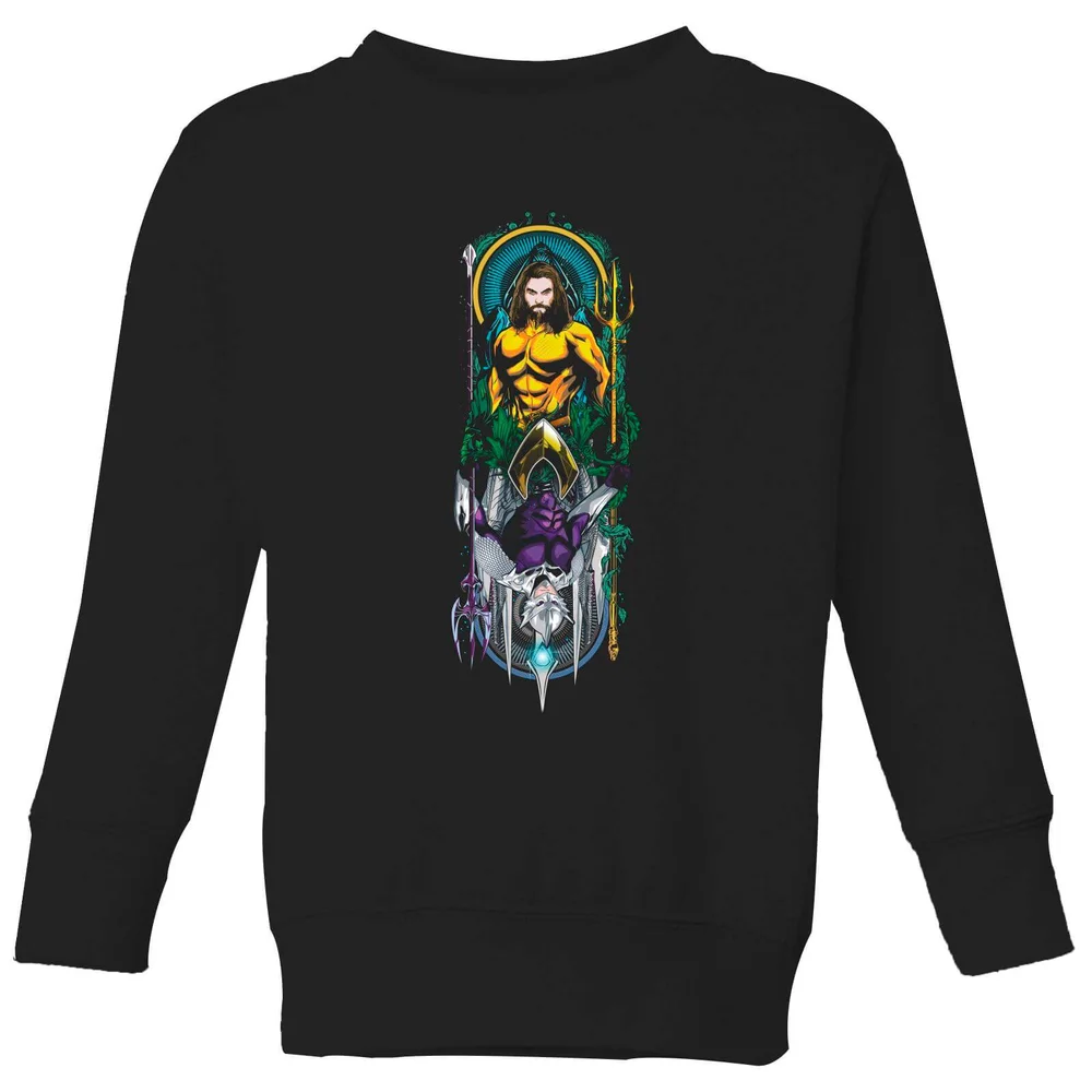 Aquaman And Ocean Master Kinder Sweatshirt - Schwarz - 3-4 Jahre Bild 1
