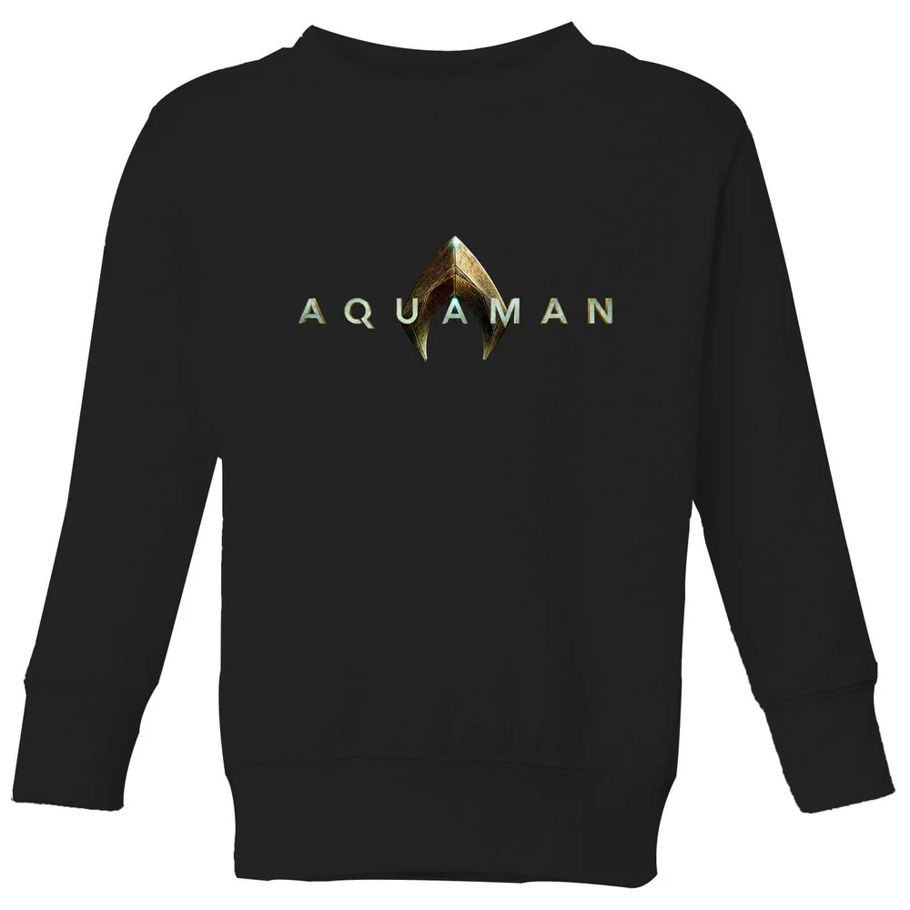 Aquaman Title Kinder Sweatshirt - Schwarz - 3-4 Jahre Bild 1