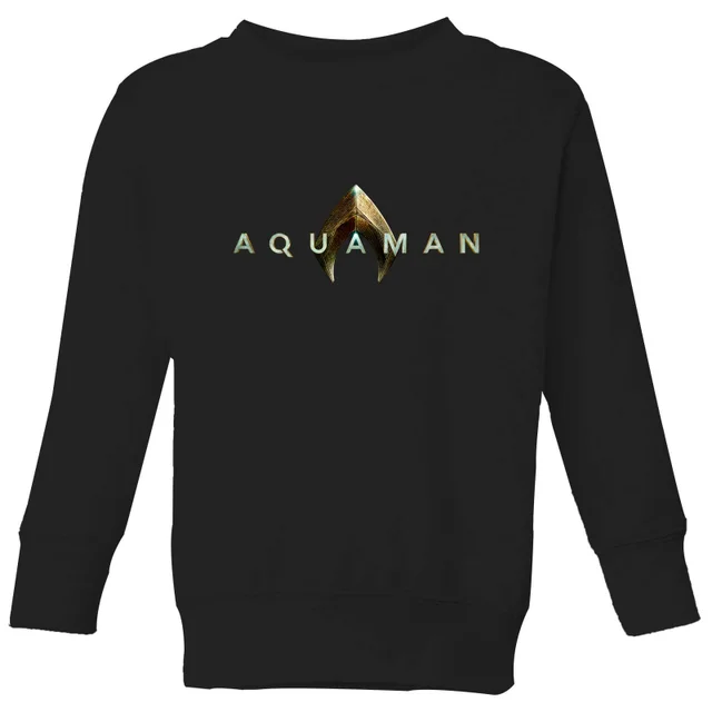 Aquaman Title Kinder Sweatshirt - Schwarz