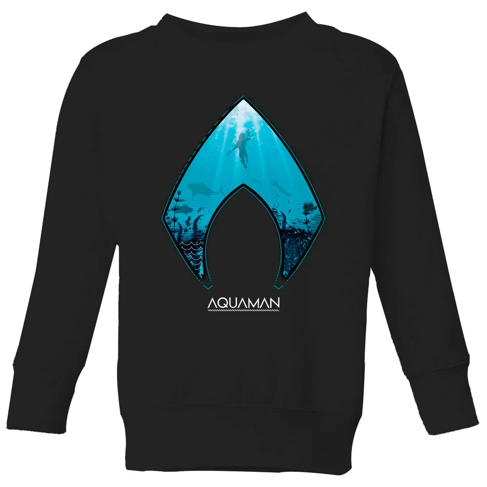 Aquaman Deep Kinder Sweatshirt - Schwarz - 3-4 Jahre Bild 1