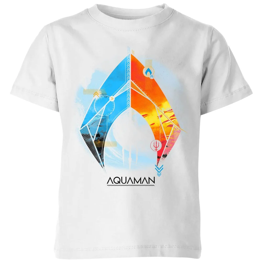 Aquaman Back To The Beach Kinder T-Shirt - Weiß - 3-4 Jahre Bild 1