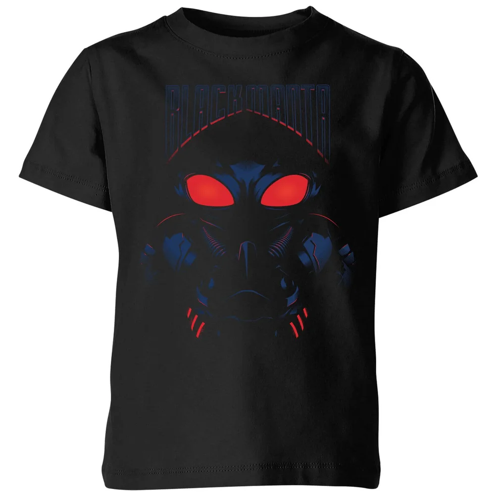Aquaman Schwarz Manta Kinder T-Shirt - Schwarz - 3-4 Jahre Bild 1