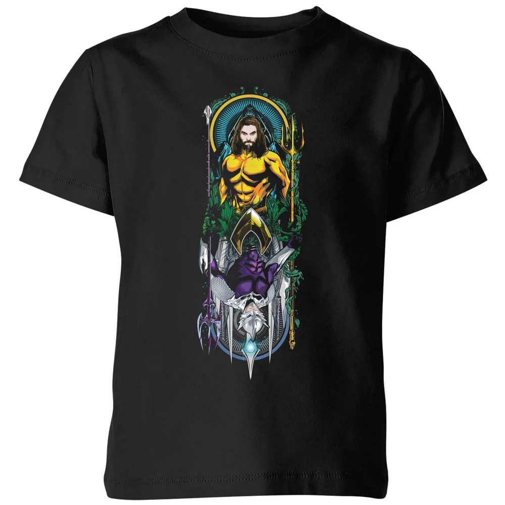 Aquaman And Ocean Master Kinder T-Shirt - Schwarz - 3-4 Jahre Bild 1