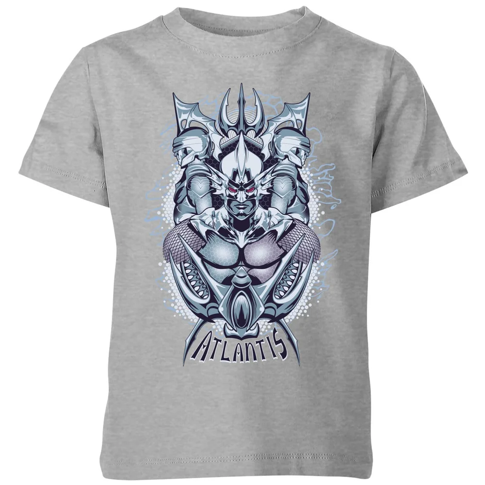 Aquaman Atlantis Seven Kingdoms Kinder T-Shirt - Grau - 3-4 Jahre Bild 1