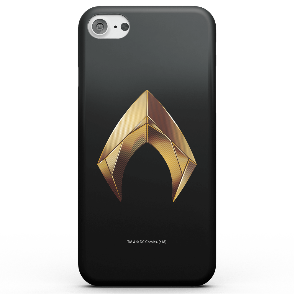 Aquaman Gold Logo Smartphone Hülle für iPhone und Android - iPhone 5/5s - Snap Hülle Matt Bild 1