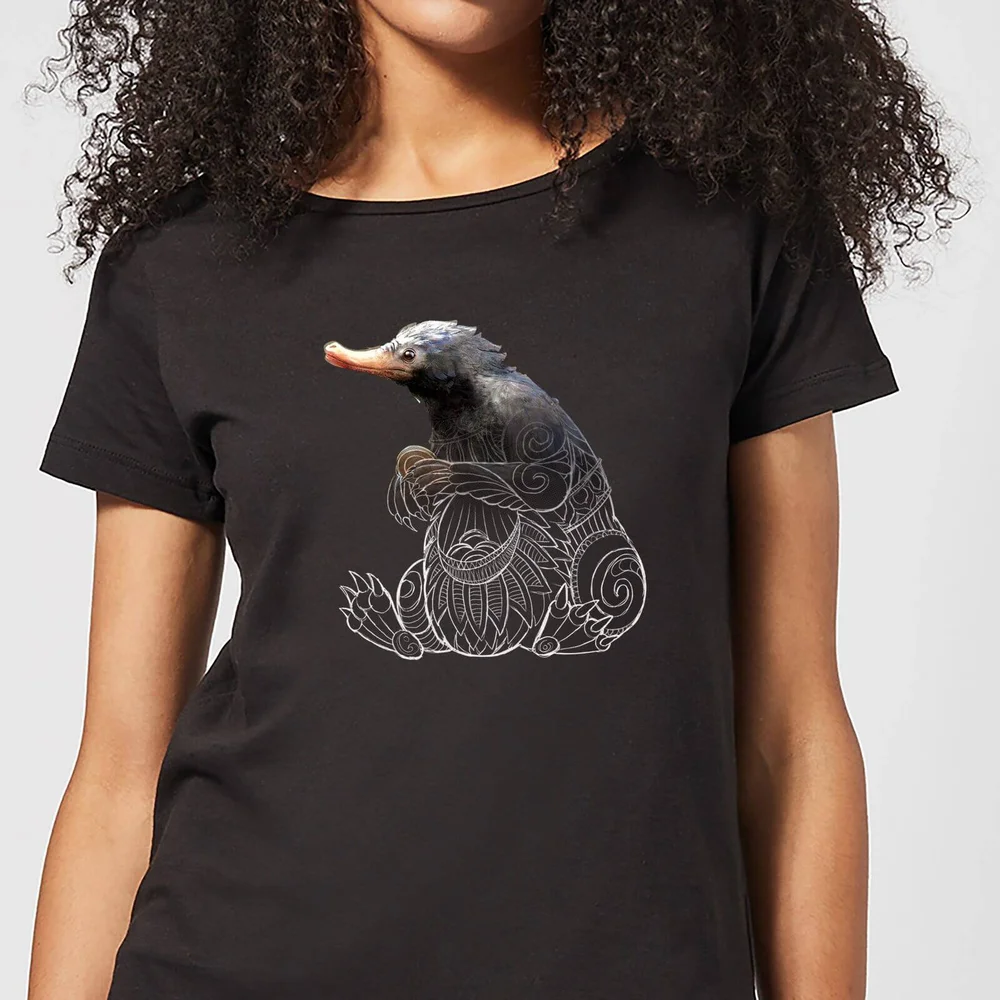Fantastic Beasts Tribal Niffler Women's T-Shirt - Black - XS Bild 1