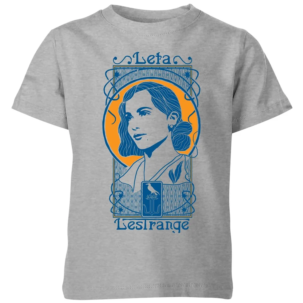 Fantastic Beasts Leta Lestrange Kids' T-Shirt - Grey - 3-4 Jahre Bild 1
