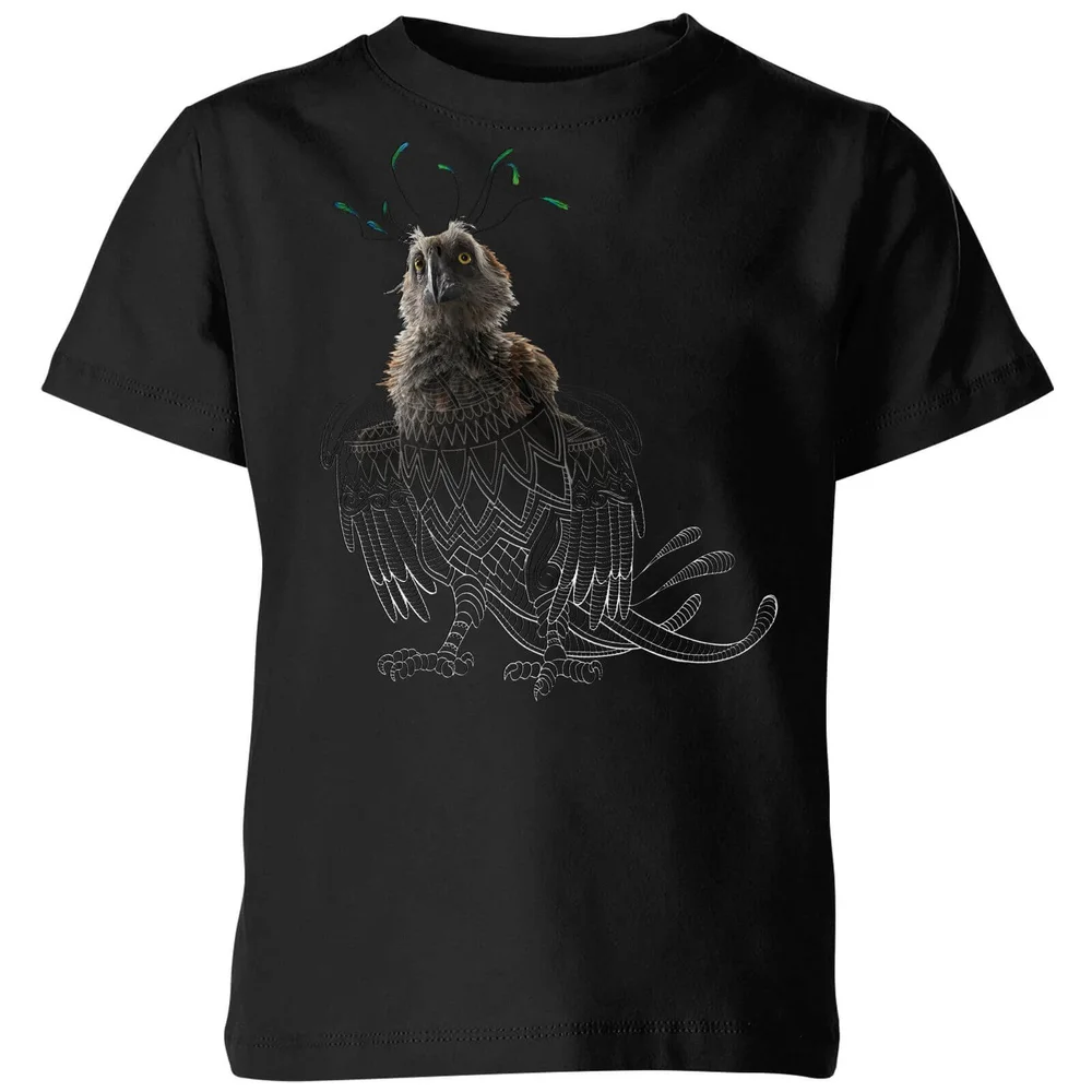 Fantastic Beasts Tribal Augurey Kids' T-Shirt - Black - 3-4 Jahre Bild 1