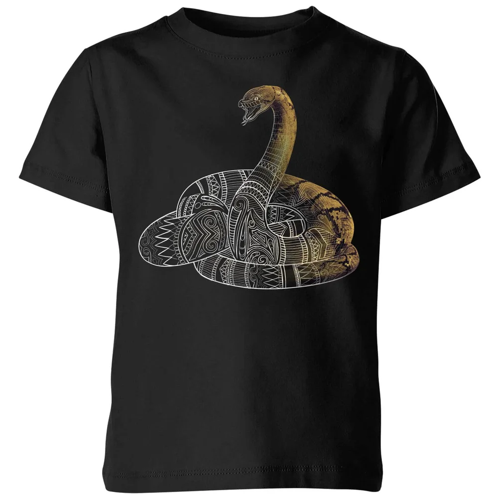 Fantastic Beasts Tribal Nagini Kids' T-Shirt - Black - 3-4 Jahre Bild 1