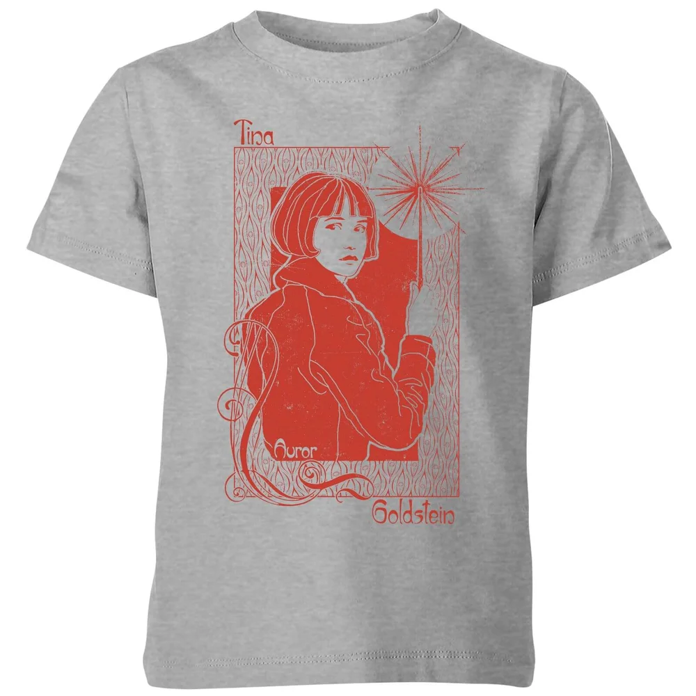 Fantastic Beasts Tina Goldstein Kids' T-Shirt - Grey - 3-4 Jahre Bild 1