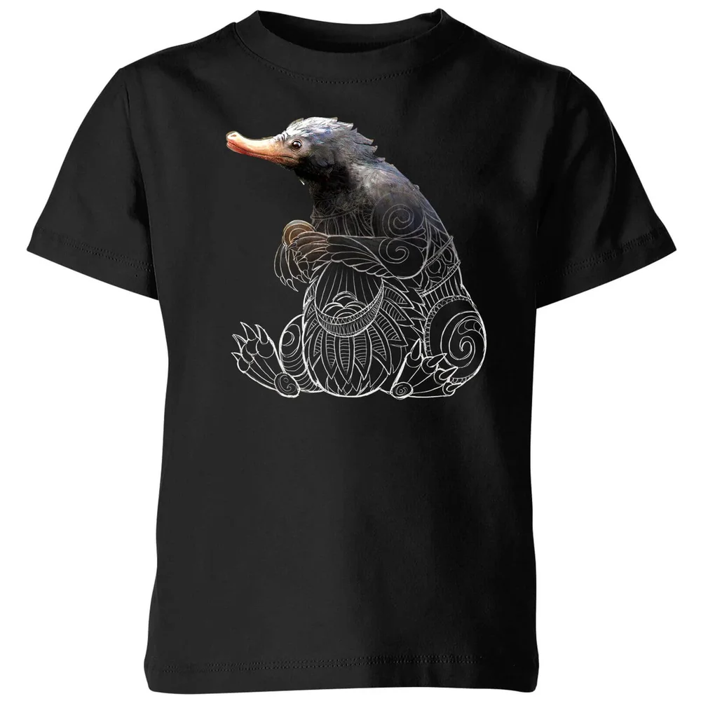 Fantastic Beasts Tribal Niffler Kids' T-Shirt - Black - 3-4 Jahre Bild 1