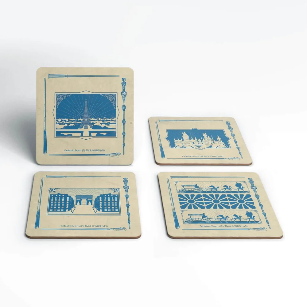 Fantastic Beasts Location Coaster Set Bild 1