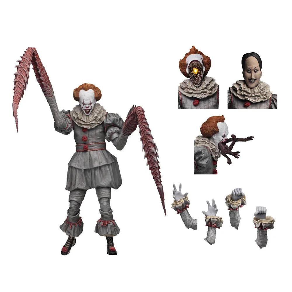 NECA IT - 7" Scale Action Figure - Ultimate "Dancing Clown" Pennywise Bild 1