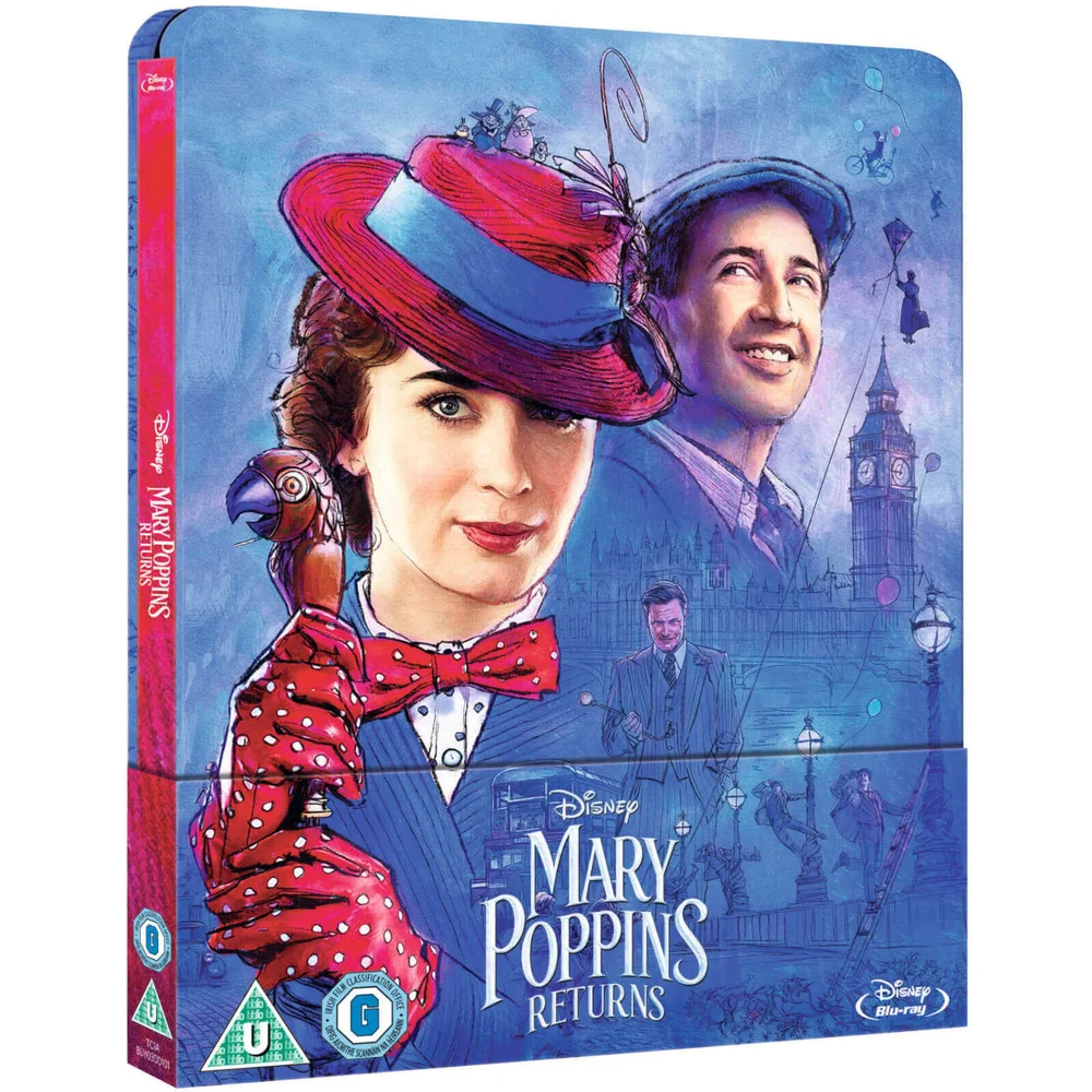 Mary Poppins Returns - Zavvi Exclusive Steelbook in limitierter Auflage Bild 1