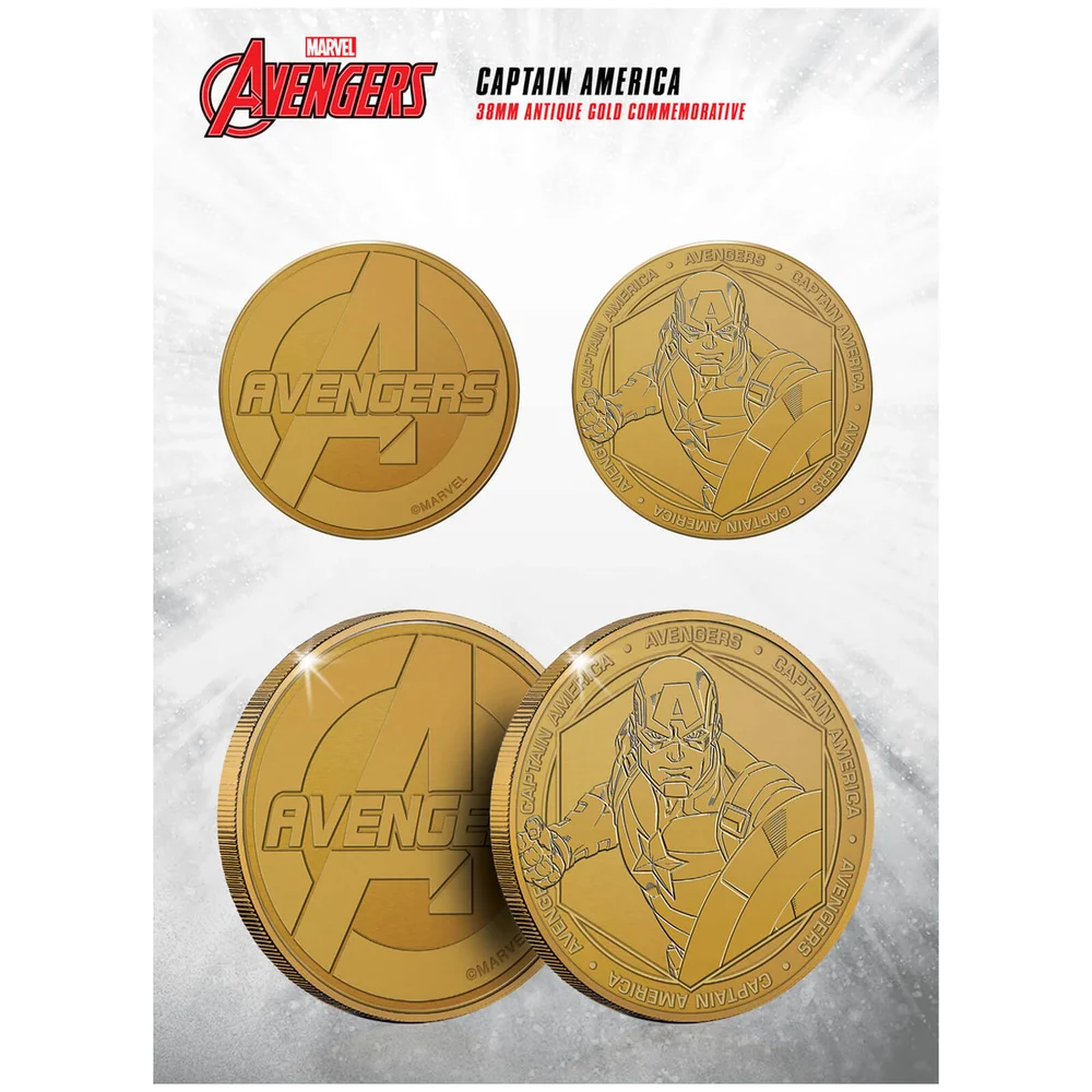 Marvel Captain America Sammlerstück Evergreen Gedenkmünze Bild 1