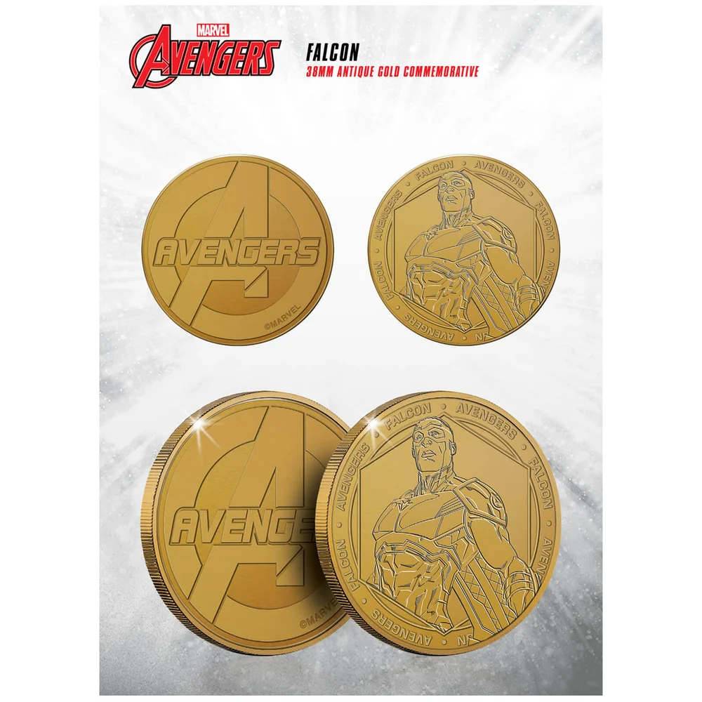 Marvel Falcon Sammlerstück Evergreen Gedenkmünze Bild 1