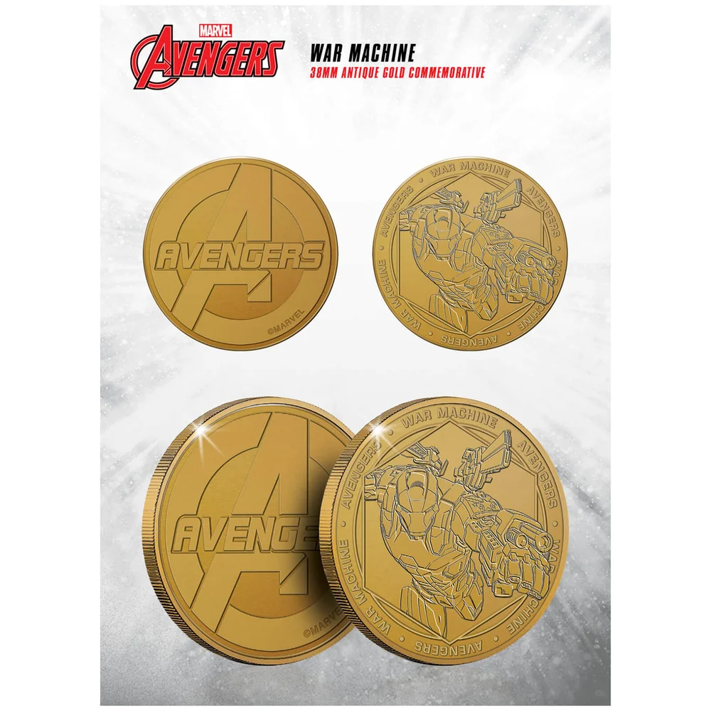 Marvel War Machine Sammlerstück Evergreen Gedenkmünze Bild 1