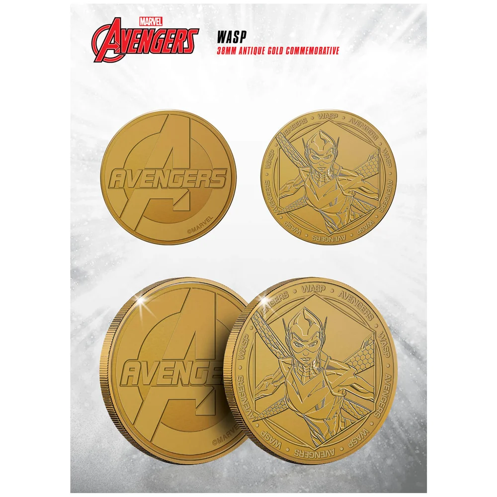 Marvel The Wasp Sammlerstück Evergreen Gedenkmünze Bild 1