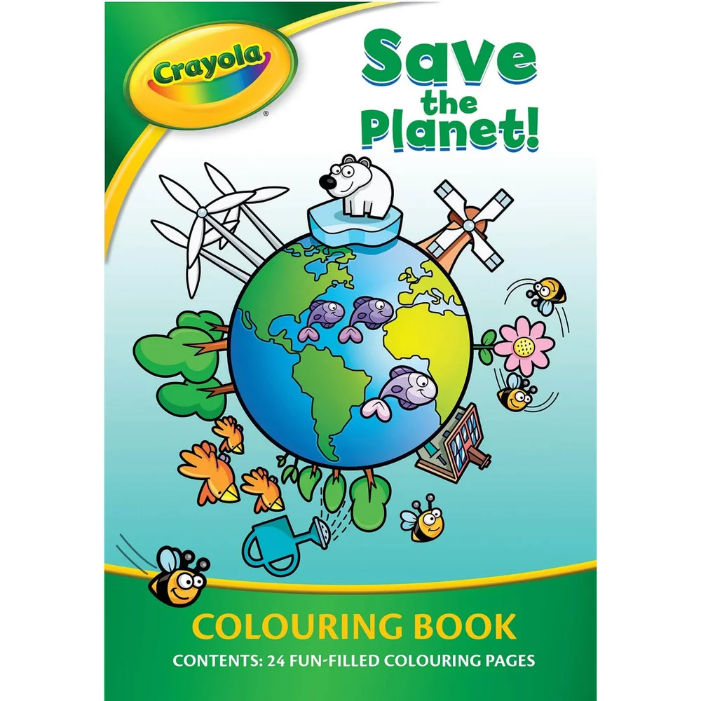 Crayola Save The Planet Malbuch Bild 1