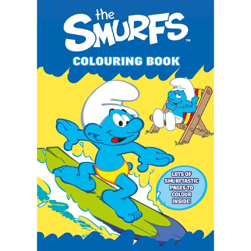 Offiziell lizenziertes Schlümpfe Kinder-Malbuch 32 Seiten Bild 1