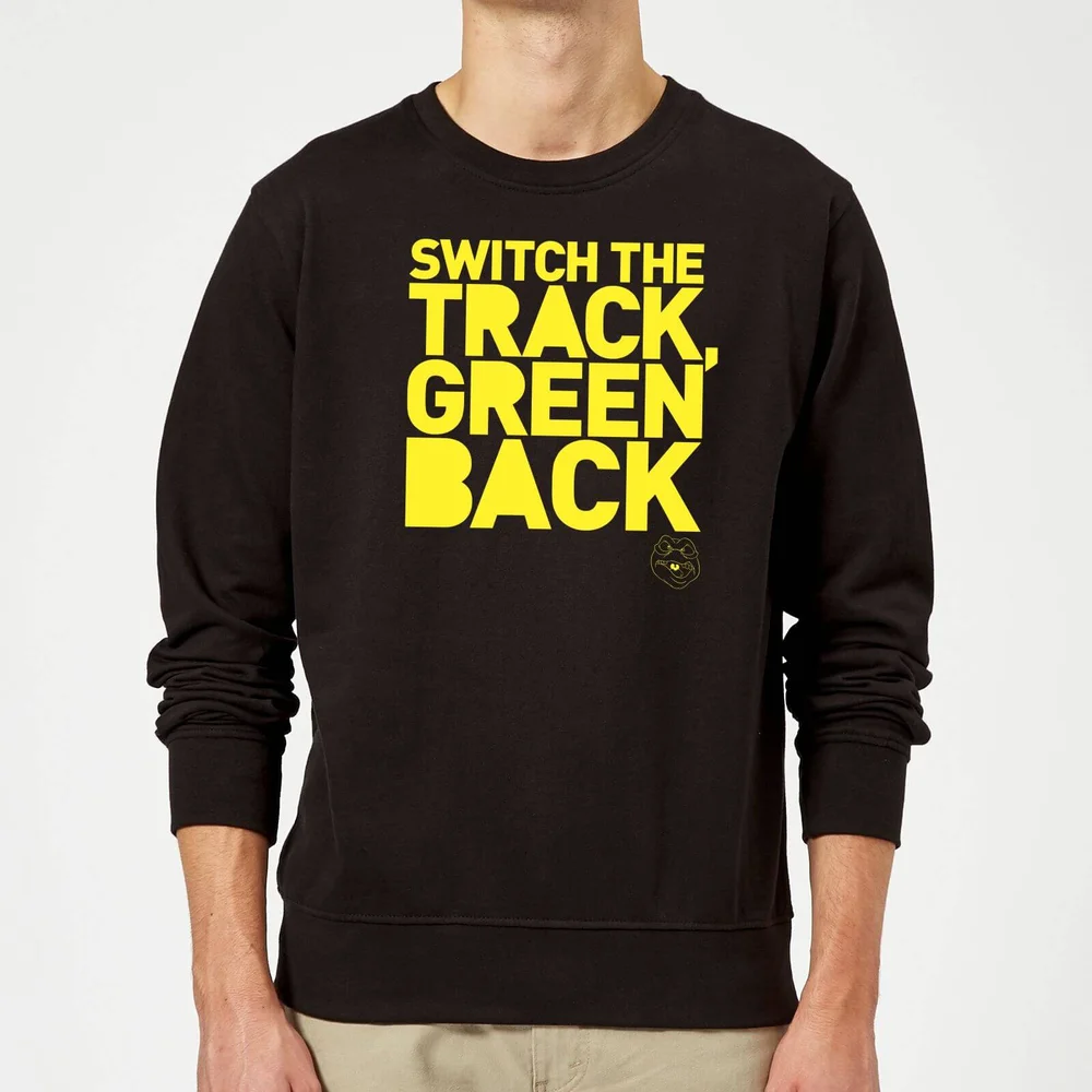Danger Mouse Switch The Track Green Back Sweatshirt - Black - S Bild 1