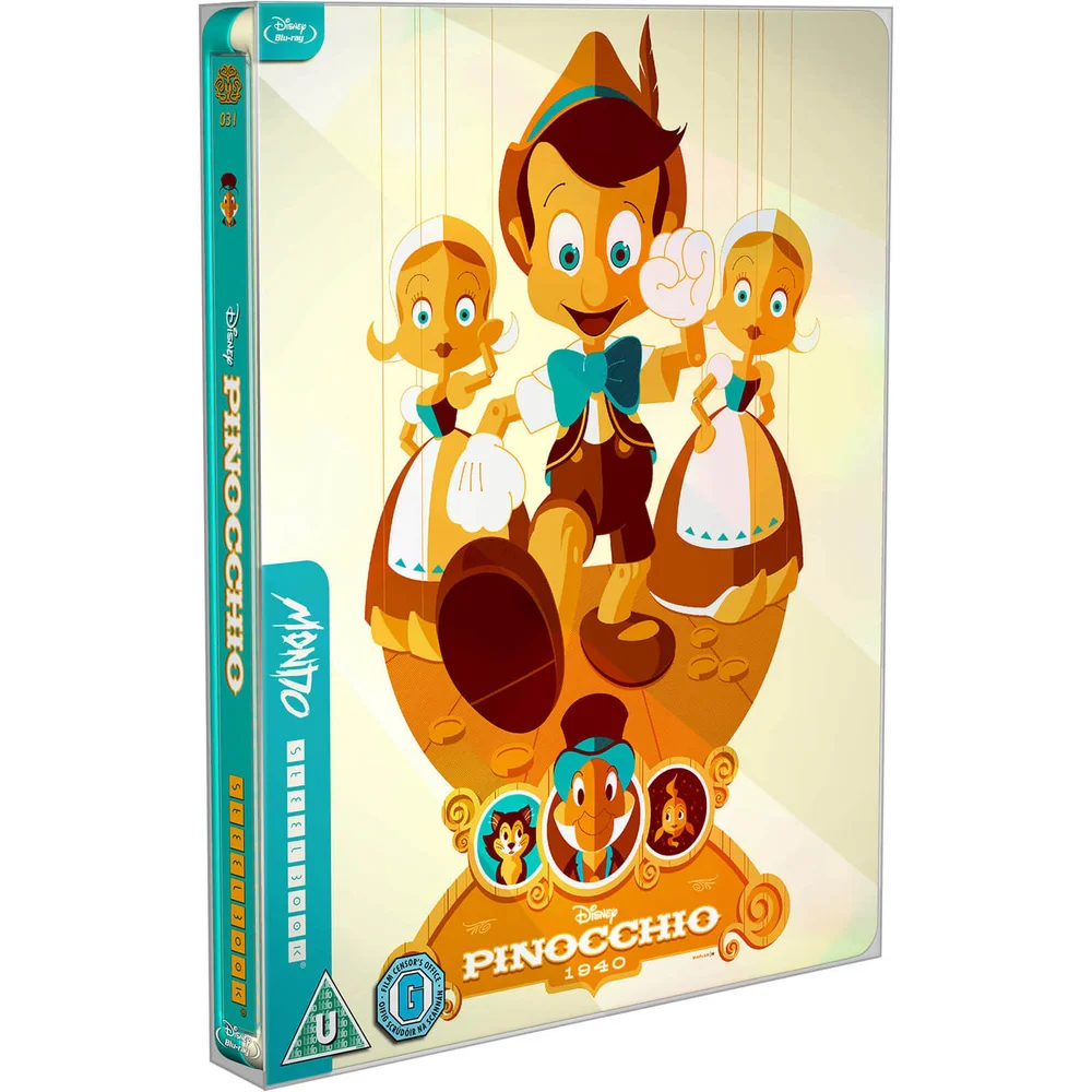 Pinocchio - Mondo #31 Zavvi Exclusive Steelbook in limitierter Auflage Bild 1