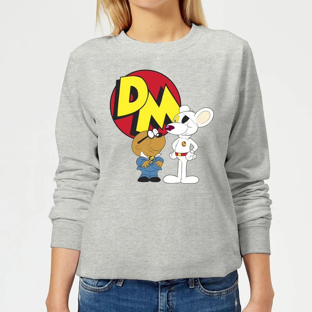 Danger Mouse DM And Penfold Damen Sweatshirt - Grau - 3XL Bild 1