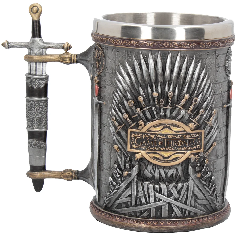 Exklusive Game of Thrones Silberner Eiserner Thron Krug Bild 1